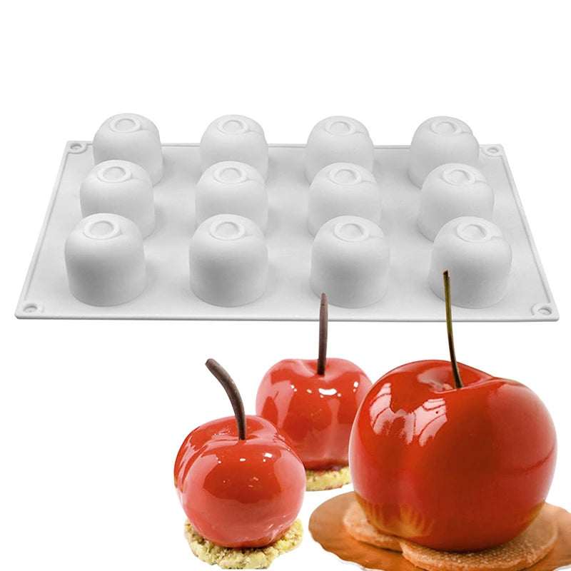 Food-Grade Silicone Fruit Series Cake Mold – Multi-Shape (Pineapple, Peach, Strawberry) for Baking&Mousse Desserts,Easy Release
