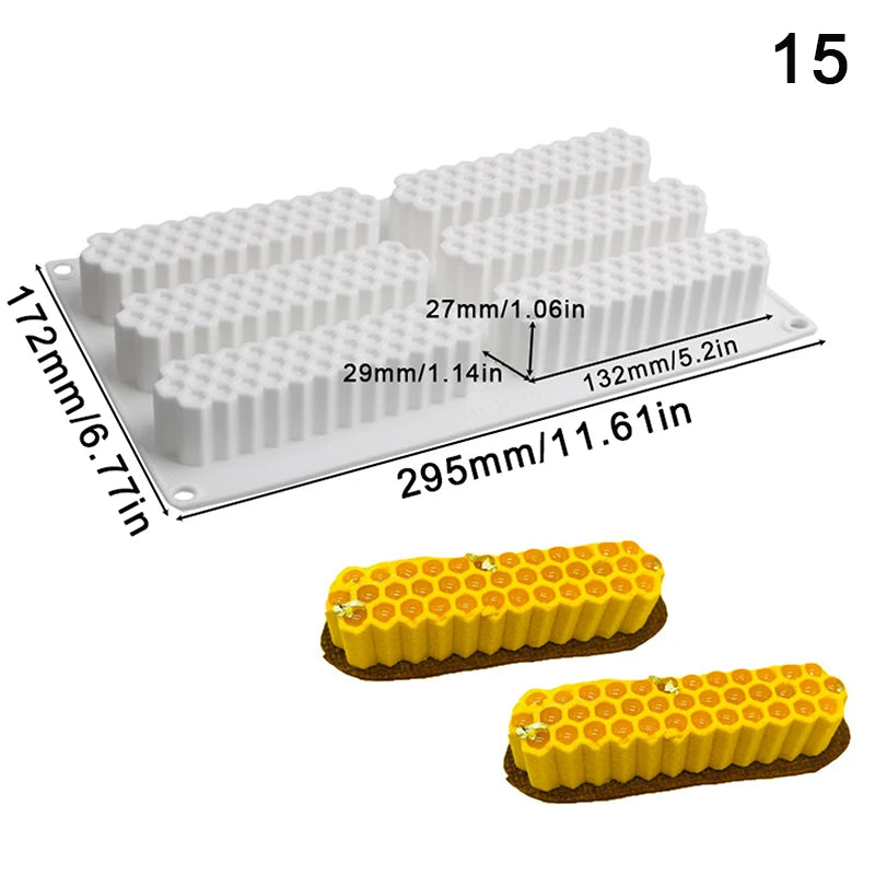 Food-Grade Silicone Fruit Series Cake Mold – Multi-Shape (Pineapple, Peach, Strawberry) for Baking&Mousse Desserts,Easy Release