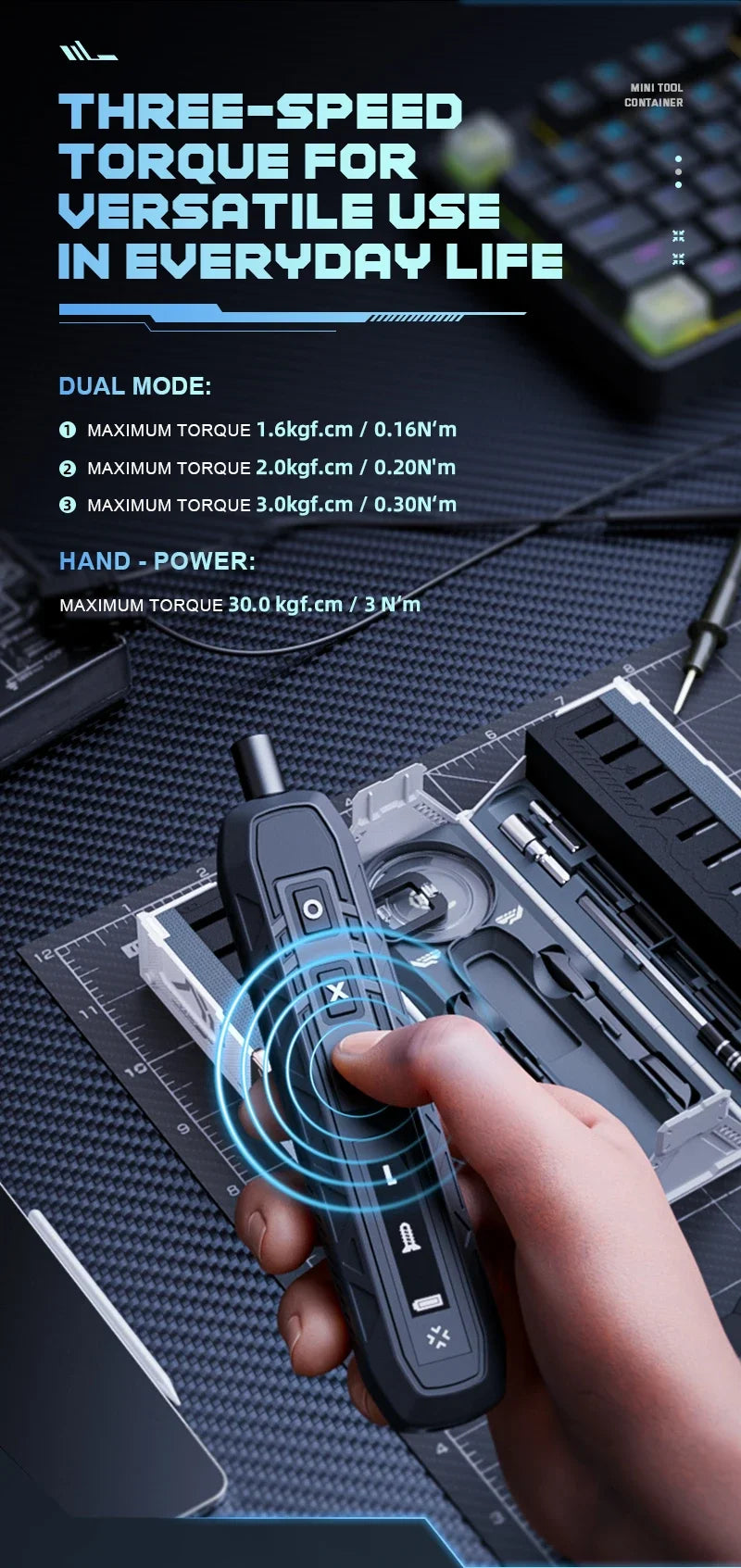 JAKEMY 180 in 1 Magnetic Screwdriver Set - Precision Drill Bits Electric Screwdriver Kit iPhone Glasses Laptop Watch Repair Tool
