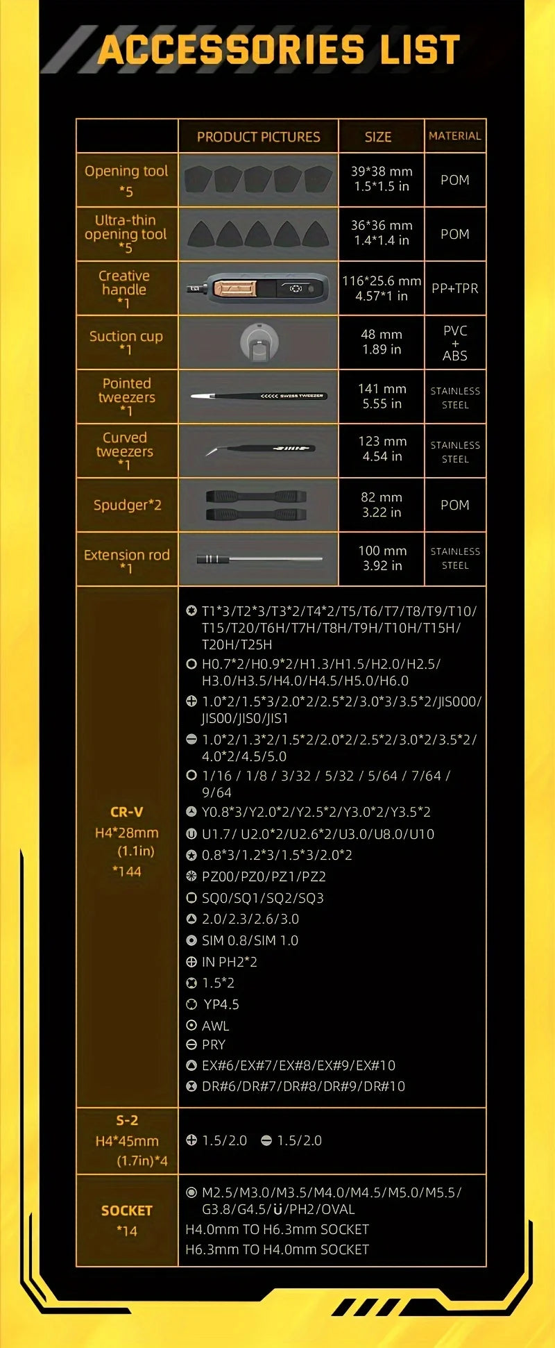 JAKEMY 180 in 1 Magnetic Screwdriver Set - Precision Drill Bits Electric Screwdriver Kit iPhone Glasses Laptop Watch Repair Tool