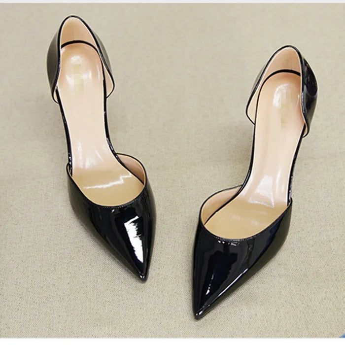 Chaussures Femme Zapatos De Mujer Pointy Toe D Orsay Classy Shoes Slip on Summer Office Business Thin High Heel Pumps for Women