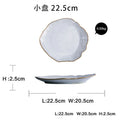 Irregular White Ceramic Plates And Dishes, Household Rice Bowl, Eco Friendly Salad Dessert Fruit Tableware, Kitchen Accessories