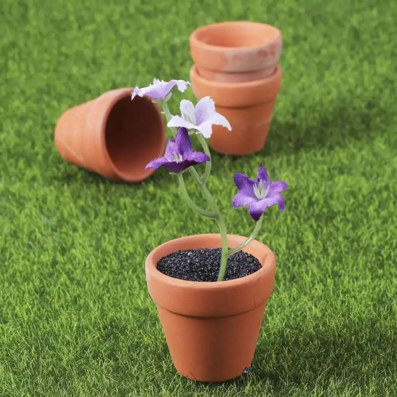 10Pcs Red Pottery Flower Pot Clay Pottery Planter Cactus Flower Pots Succulent Pot With Drainage Hole Great For Plants