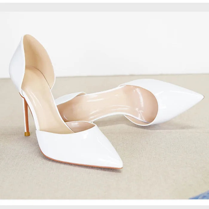 Chaussures Femme Zapatos De Mujer Pointy Toe D Orsay Classy Shoes Slip on Summer Office Business Thin High Heel Pumps for Women