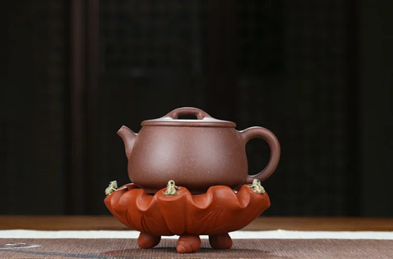 Tea Pet with Color Changing, Creative Water Spray, Lotus Leaf, Frog, Kung Fu Tea Pet for Tearoom, Ornament Accessories, Gift