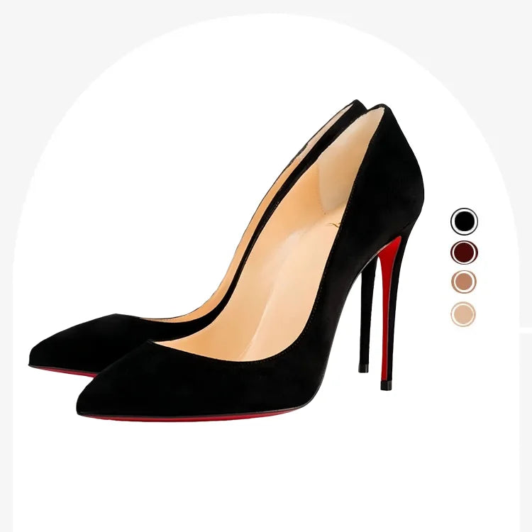 Wholesale Patent Leather Red Sole Pointed Toe High Heels Office Casual Evening Party Formal Stiletto Designer Pumps for Women
