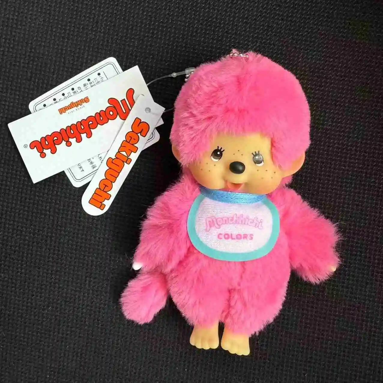 2025 Original 13cm Monchichi Cute And Fun Colorful Hair Basic Classic Pendant Model Toy Soft Children Adult Birthday Kid Gifts