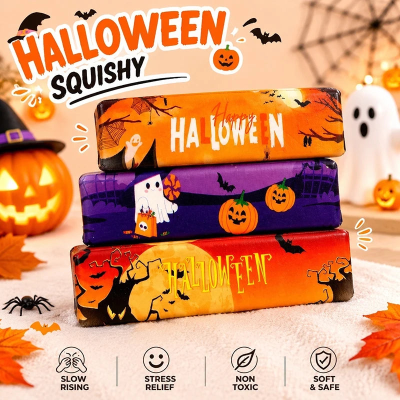 Halloween Butter Squishy Cheese Anti Stress Squeeze Desk Accessories Stress Releasing Ornament Desk Accessories