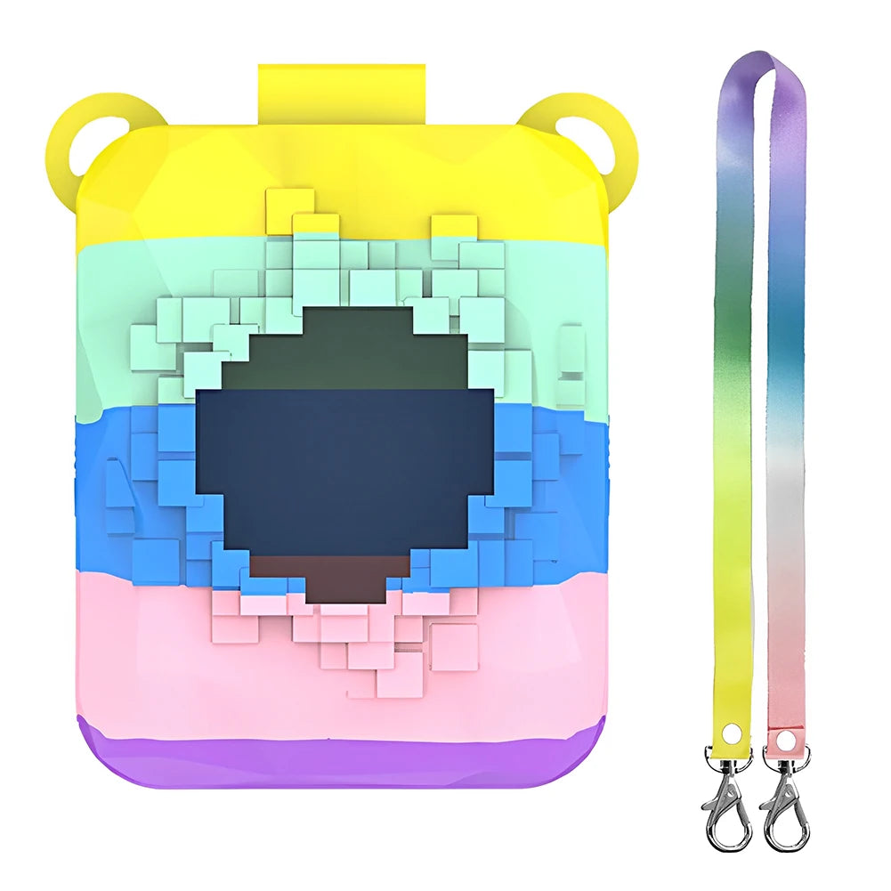 Silicone Case for Bitzee Magicals Interactive Toy Digital Pet Washable Protective Skin Sleeve with Lanyard Shockproof