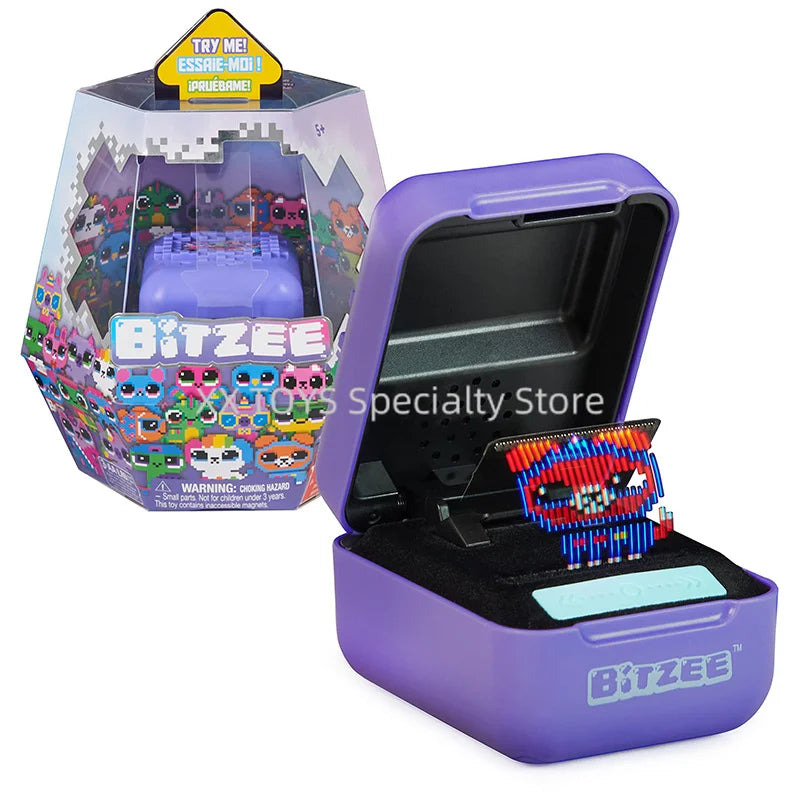 Original Bitzee Magicals Interactive Digital Elf Electronic Pet Game Machine Toys Peripheral Pet Feeding Kids Touch Smart Gifts