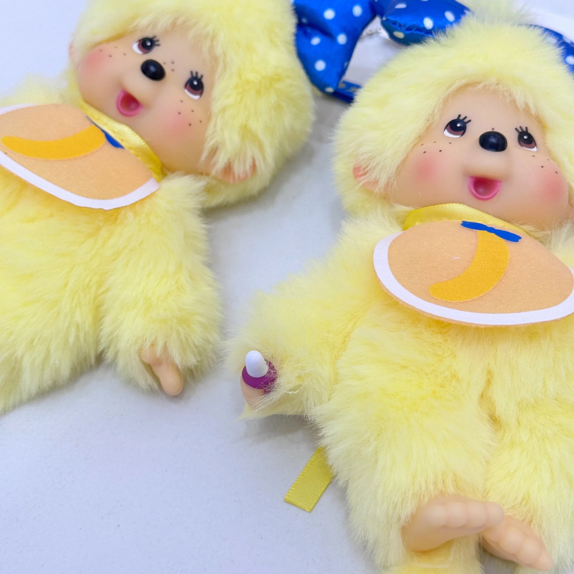 Monchhichi 15cm Banana Series Yellow Plush Doll Soft Stuffed Toy Couple Keychain Bag Pendant Decorative Gift Accessory replic