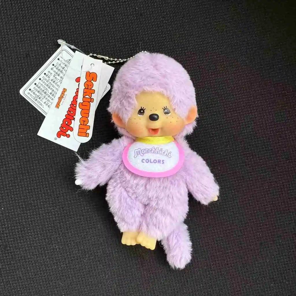 2025 Original 13cm Monchichi Cute And Fun Colorful Hair Basic Classic Pendant Model Toy Soft Children Adult Birthday Kid Gifts