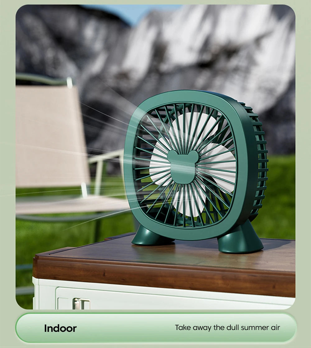 Mini Desktop Fan Portable With USB Direct Plug In Summer Gadget USB Small Fan For Home Desk Office School Outdoor Camping Travel