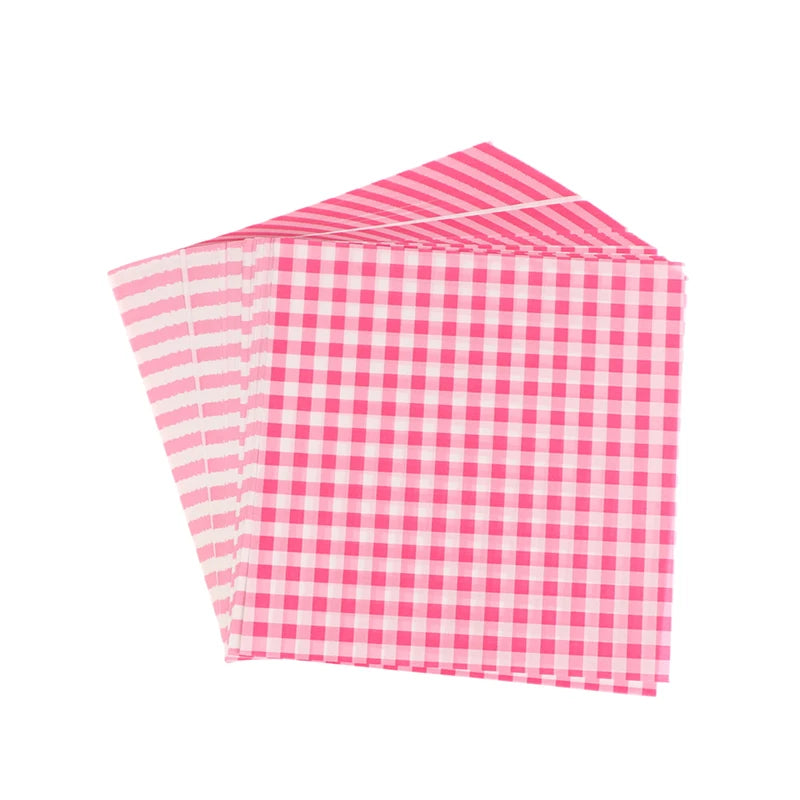 100Pcs 18cm Food Waxed Paper Oil-Proof Wax Paper Bread Sandwich Burger Fries Macarons Packaging Kitchen Baking Tool Decor Paper