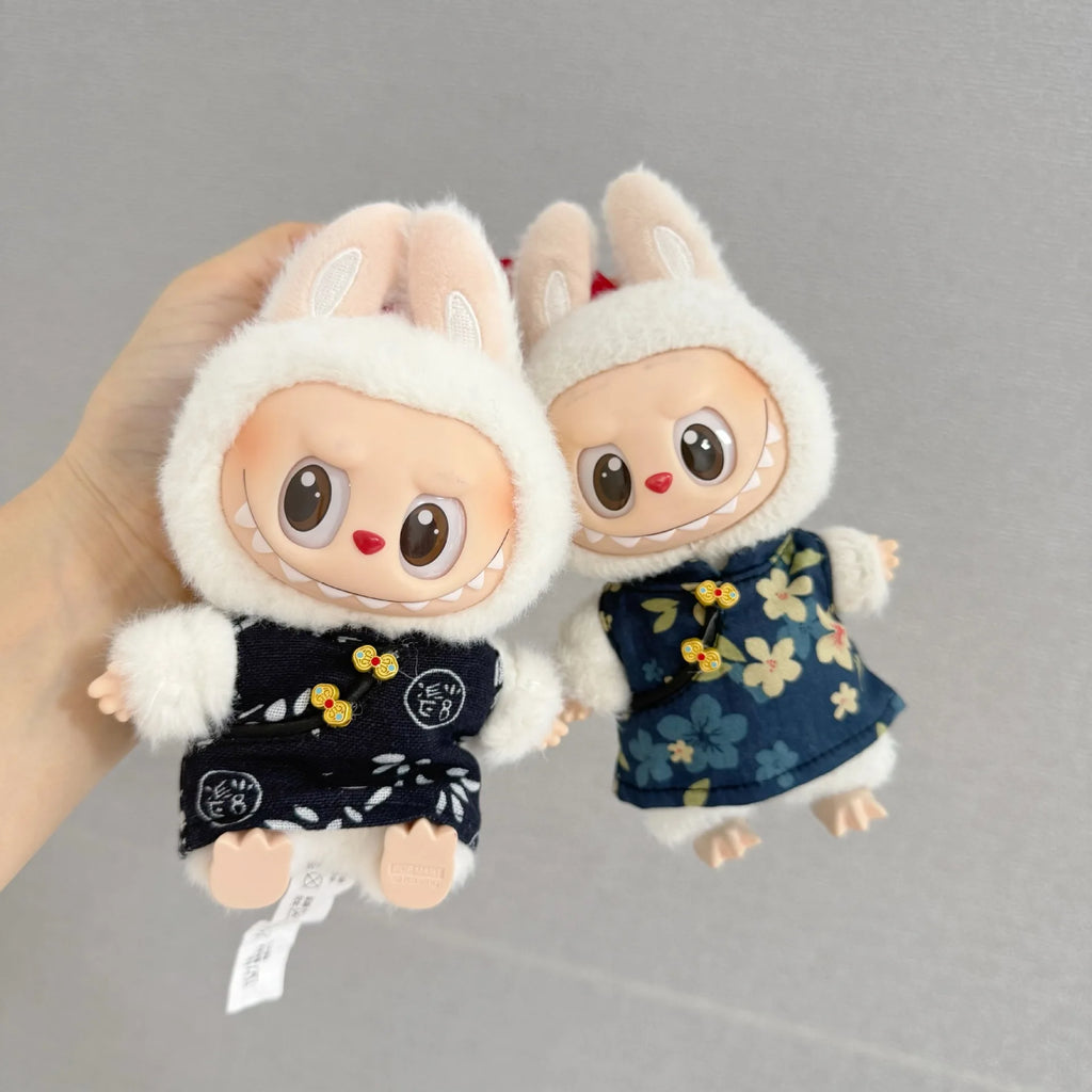 Labubu Clothing Tang Costume Traditional Chinese Garments For Labubu V3 Doll Clothes Outfit Accessories Ropa Labubu