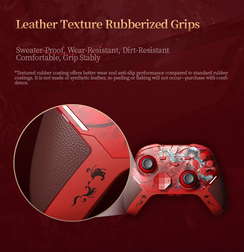 BEITONG Wuthering Waves Gamepads Phrolova/Cartethyia Ver KP40D Elite Controller Hall/Micro Vibration Trigger Force TMR Joystick