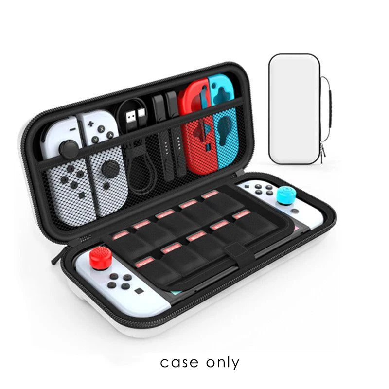 Portable Lightweight Carrying Case for Switch Console Large Capacity Waterproof Protective Storage Bag for Game Accessories