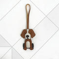 [HS][HS]1Pc New Cute Bichon Frise Labrador Retriever Dog Charms Cute DIY Lanyard Leather Dog Bag Charms