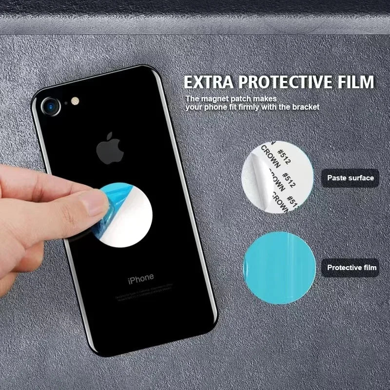 Magnetic Car badge Phone Holder Metal Stand Accessories For Audi A6 C5 C6 C7 C8 A4 B5 B6 B7 B8 B9 S3 S4 S5 Q3 8U Q5 8R Q7 Q8 TT