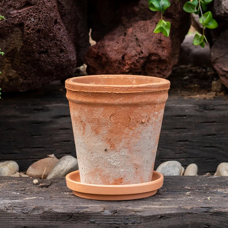 Red Clay Py Plant Pots Ancient Sle Garden Art Handmade Clay Pots Breathable Durable for Succulent Plants Home Decor