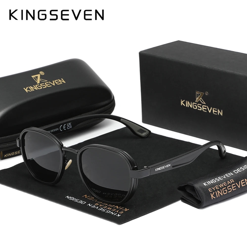 KINGSEVEN Men Polarized Sunglasses UV400 Outdoor Protective Glasses Bike Cycling Anti-Glare Eyewear Sports Bicycle Driving