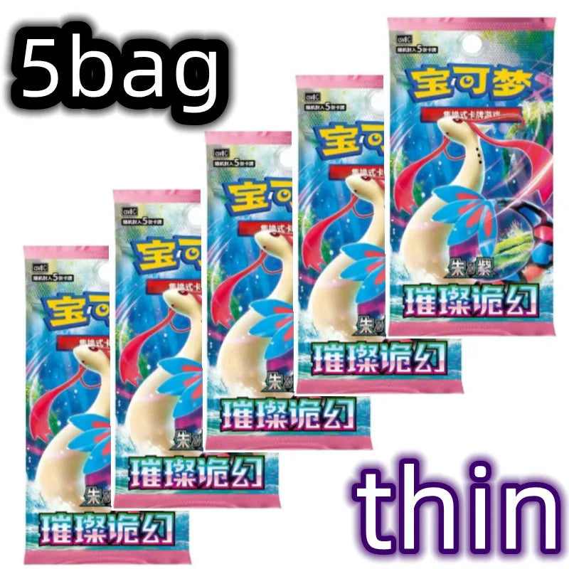 Pokemon Cards Original Trading PTCG Cartoon Simplified Chinese 16.0Bright Fantasy Chinese Version Trading Card Booster Box Gifts