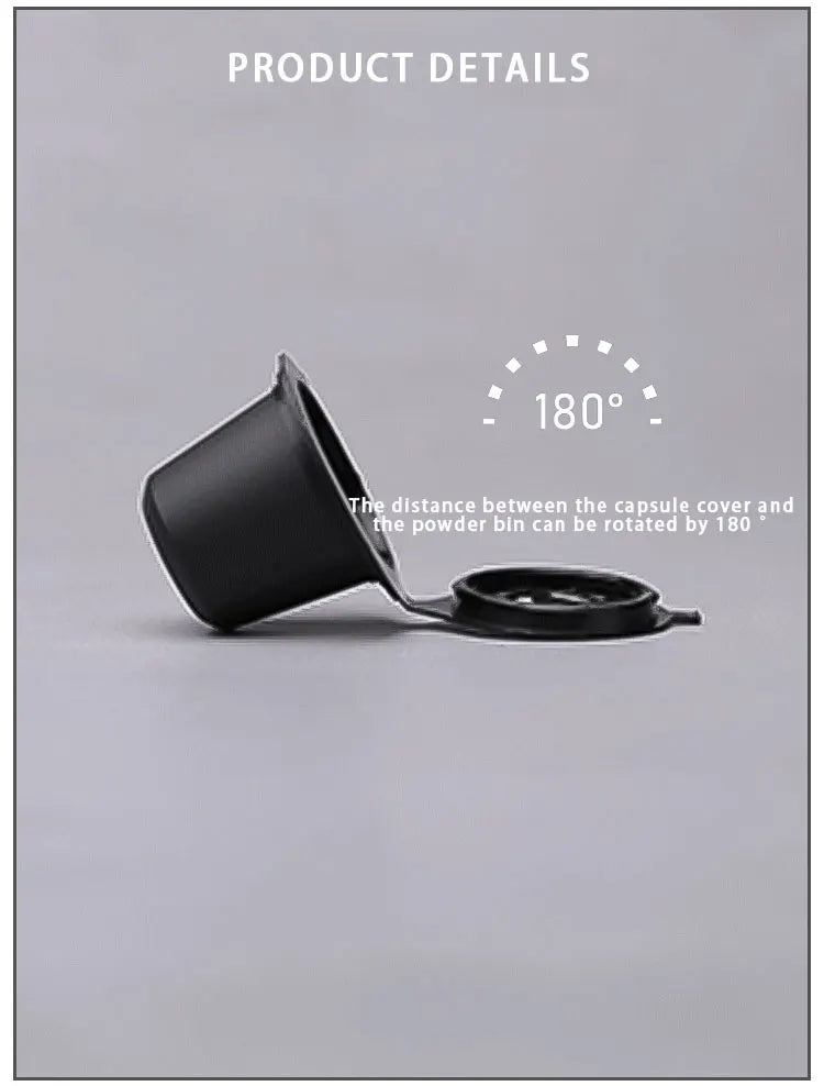 3/6PCS Refillable Reusable Nespresso Coffee Capsule Reutilisable Nespresso Pods with a Spoon a Brush