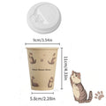 25/50Pack Disposable Paper Coffee Cups with Lids 12oz Bamboo Pulp To Go Drinking Paper Cups for Cold/Hot Drinks for Office Home