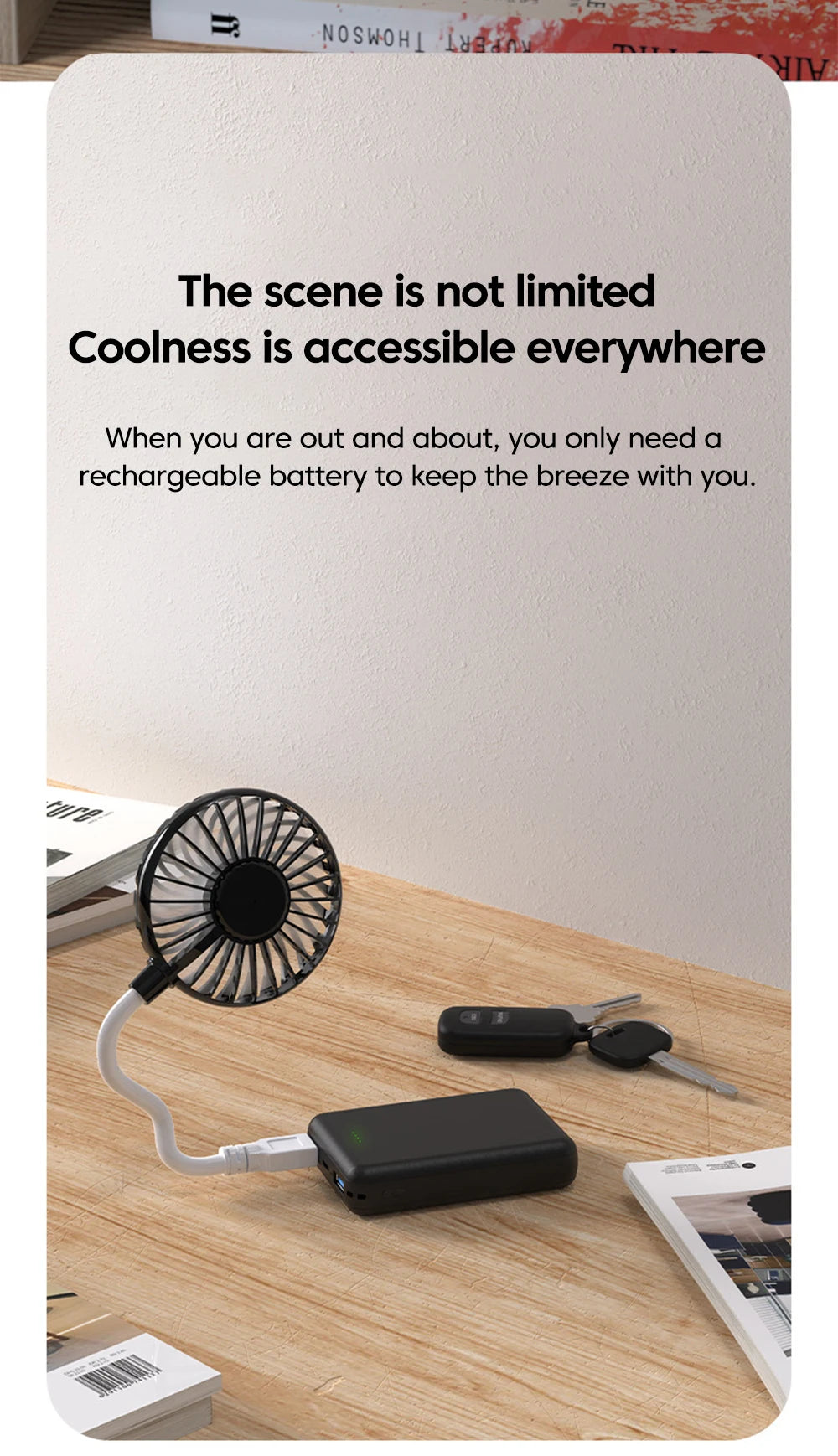 Portable Small Fan USB Fan Mini Silent Office Desk Fan For Summer Outdoors And Travel USB Cooling Fan Mini Play Plug Fans ﻿