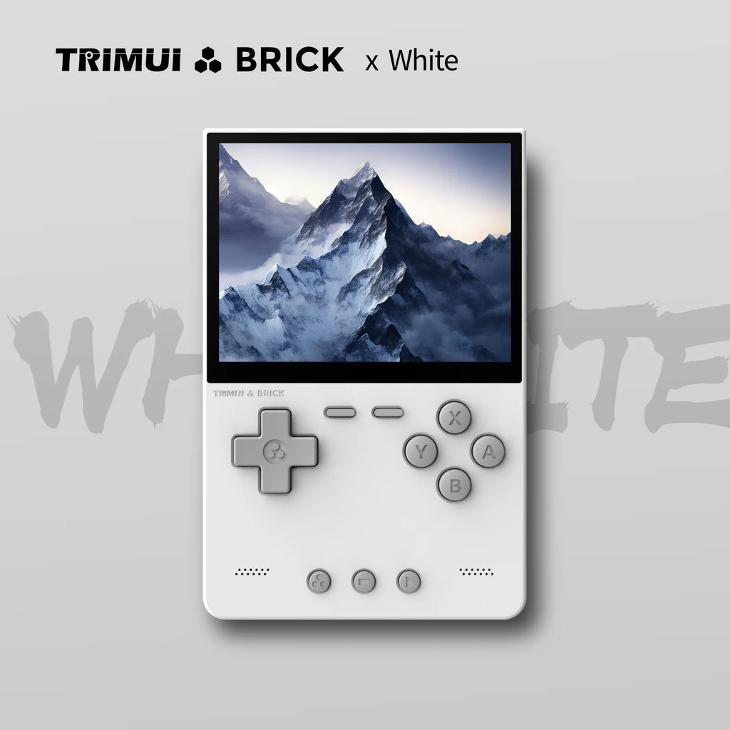TRIMUI BRICK Handheld Game Console 3.2'' IPS Screen Linux System Trimui UI Metal Back Panel Key LED Lighting Free Keycap Gifts