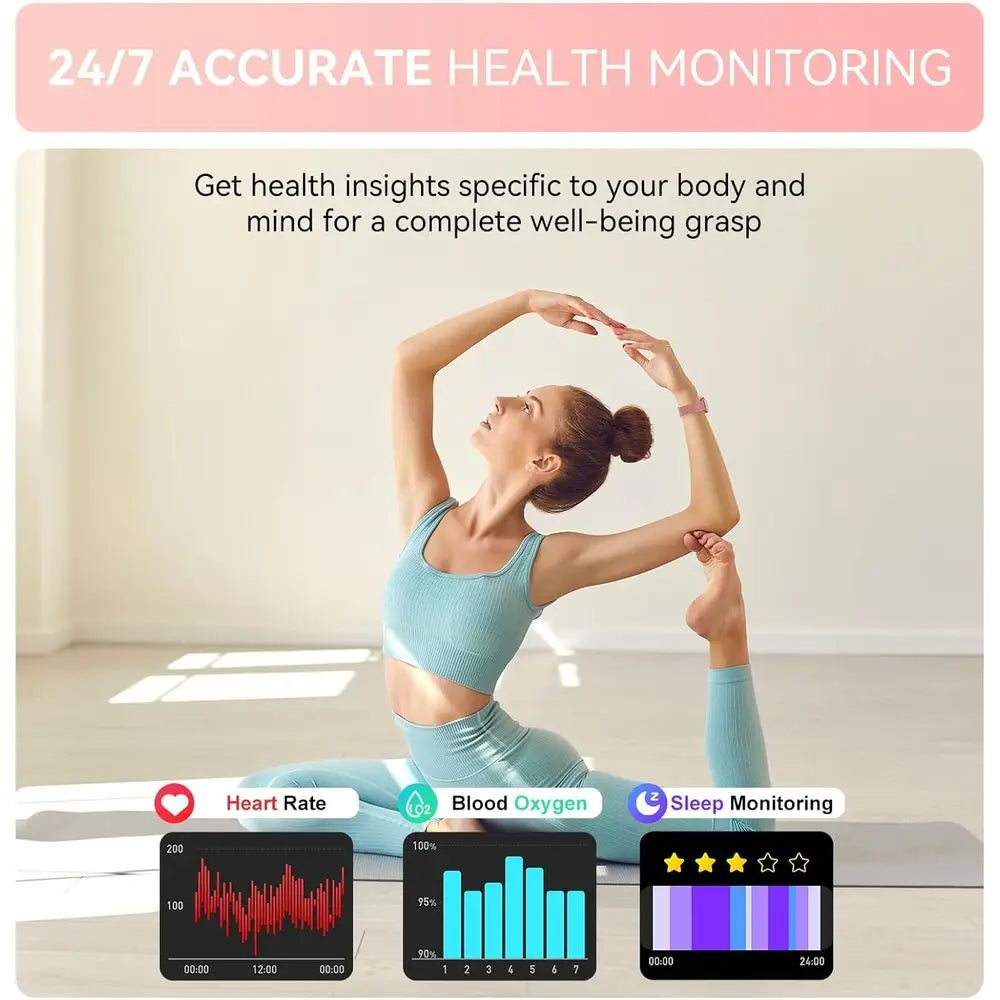 Smart Watch or Women Men, itnWatch or Android Pes iPe Compatible, 1.85" Smart Watches or Women Men, 110+ Sport es Smartwatch (2