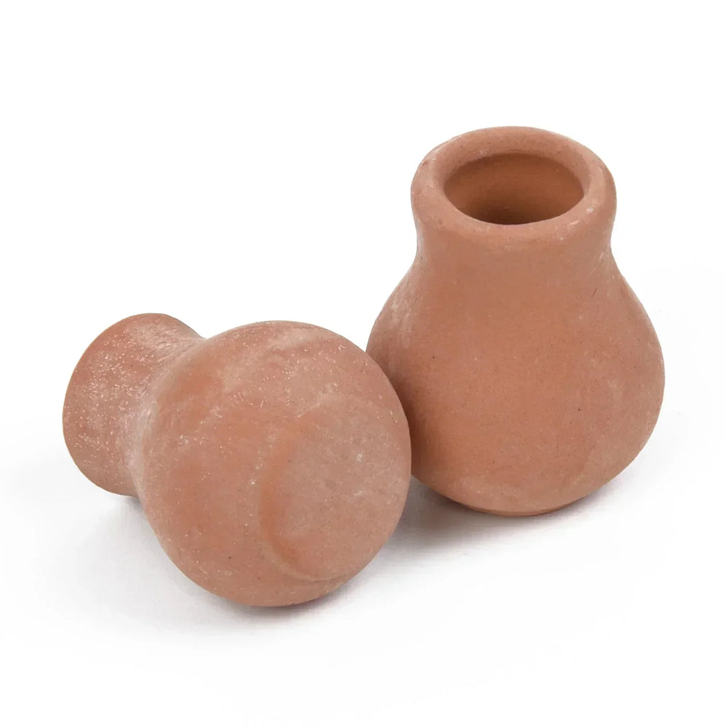 2PCS Mini Terracotta Pot Clay Ceramic Pottery Clay Plant Pot Planter Flower Pots Succulent Nursery Pots Plants Crafts For Garden