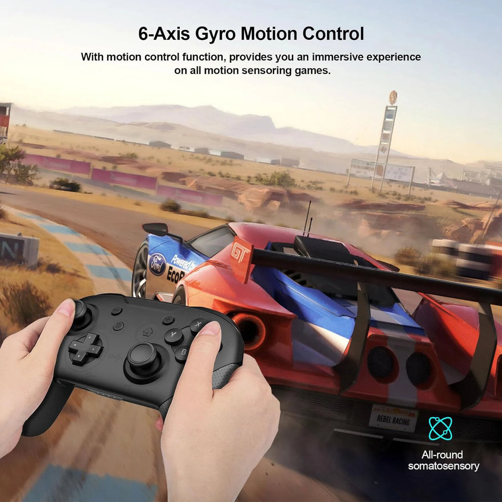 Wireless controller compatible with Switch/Switch Lite, designed as a game console remote gamepad.