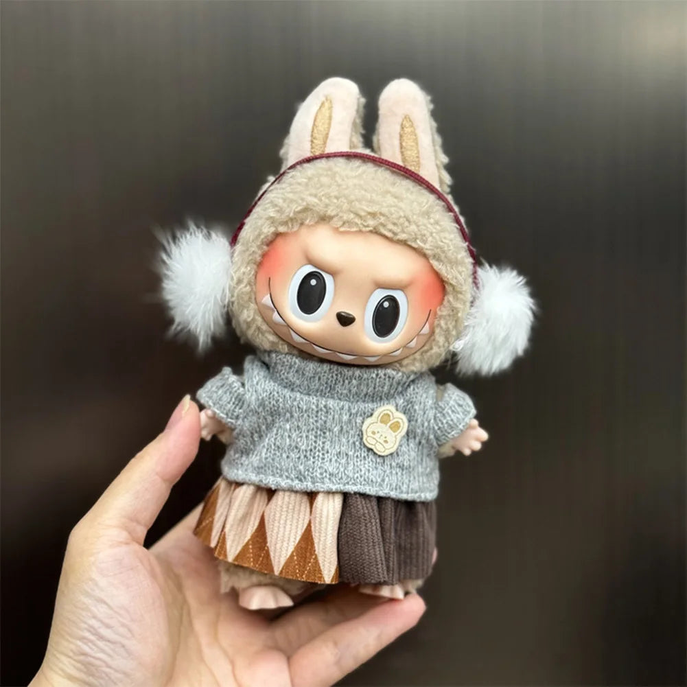 1PC Adorable Labubu Change overalls - Stylish & Comfortable Labubu-Themed Outfit Labubu Ropa Doll Accessories