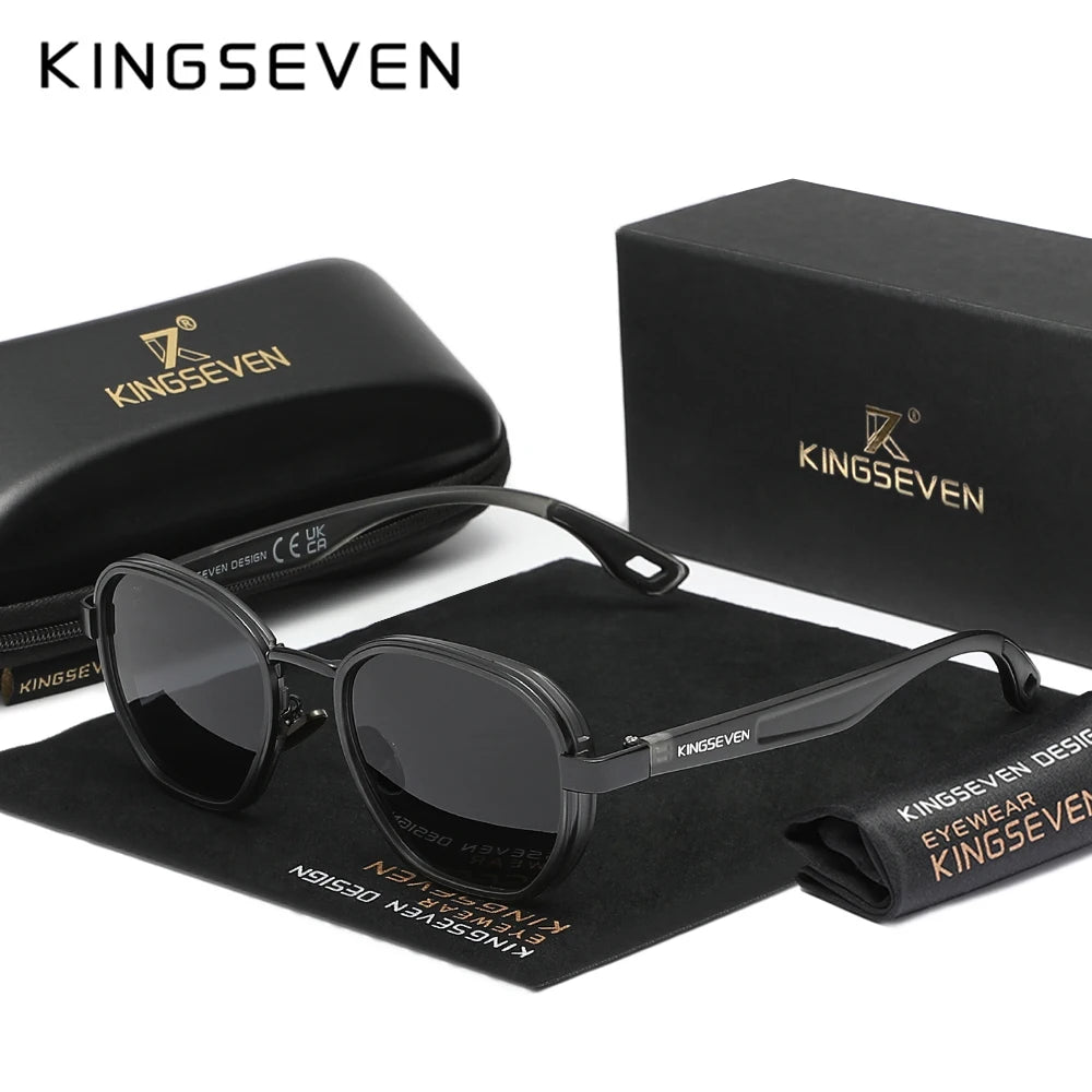 KINGSEVEN Men Polarized Sunglasses UV400 Outdoor Protective Glasses Bike Cycling Anti-Glare Eyewear Sports Bicycle Driving