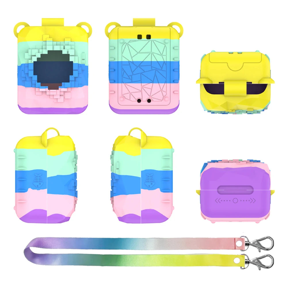 For Bitzee Magicals Interactive Toy Protective Case With Lanyard Soft Silicone Cover Case Anti-Scratch Protective Skin Sleeve
