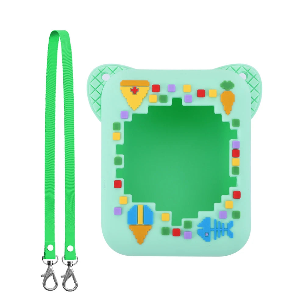 3D Cartoon Cute Silicone Carry Case for Bitzee Interactive Toy Digital Pet Washable Protective Cover Shockproof with Lanyard