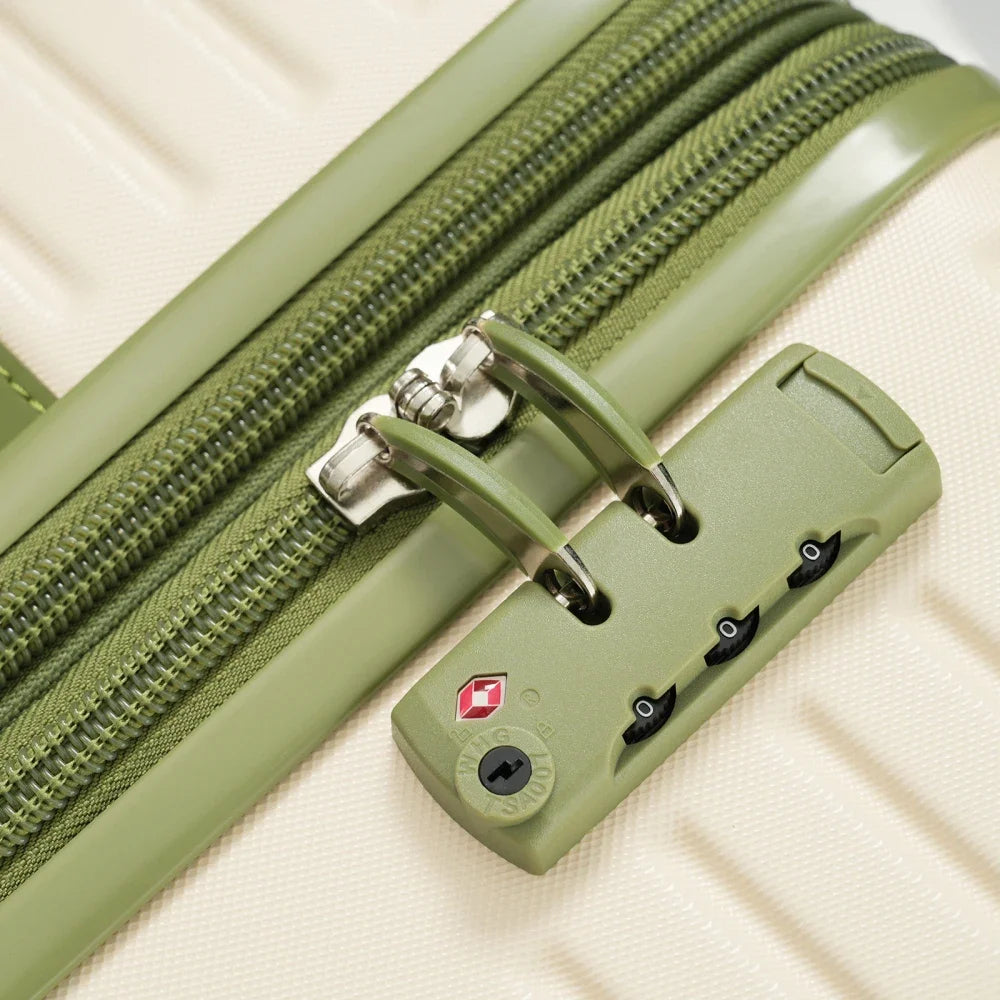 4 Pcs ABS Expandable Hardshell Luggage Set 16/20/24/28 Inch TSA Lock Spinner Wheels 4 Packing Cubes Lightweight Travel