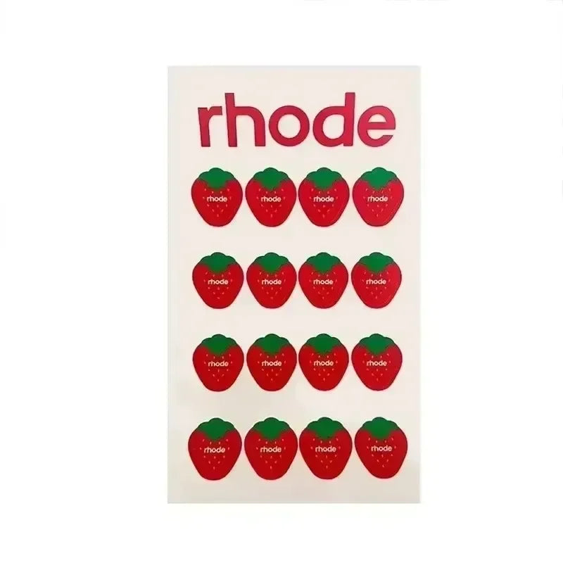 Rhode×The Biebers Limited Edition Lip Gloss Facial Pimple Patch Caffeine Cream Mask Banana Peel Eye Patch Moisturizing Treatment
