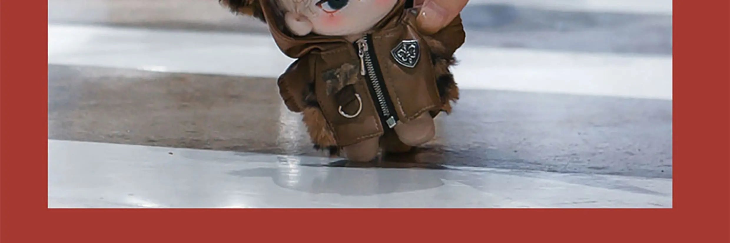 15/17cm Labubu Leather Jacket 10cm Labubu Clothes Punk Style Jacket Changing Game Clothes Labubu Accessories Ropa Labubu