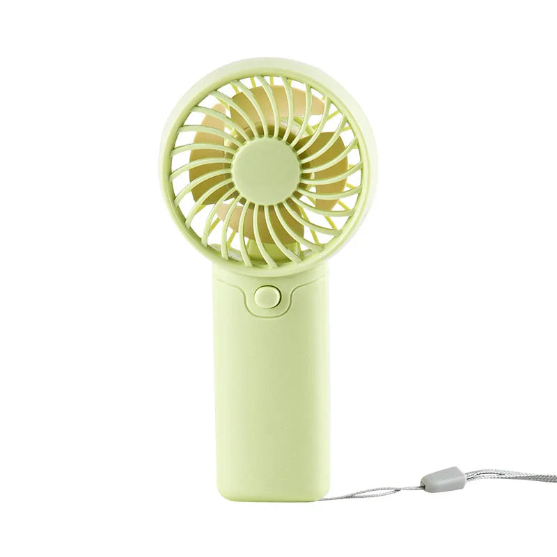 Portable Handheld Mini Fan for Summer Cooling Compact Desk Fan with Strong Airflow Simple Design Ideal for Outdoor travel Use