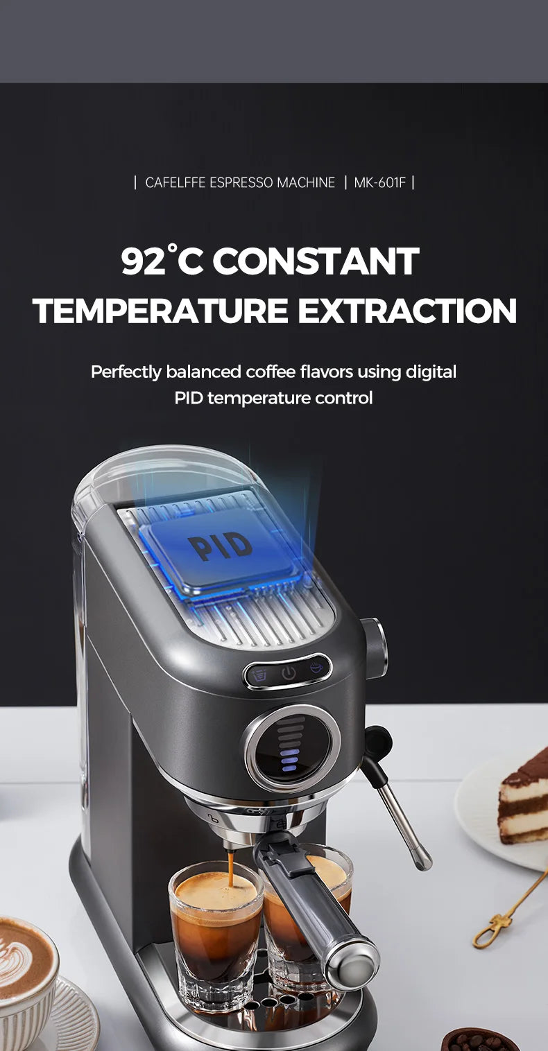 Cafelffe 4in1 Coffee Machine Dolce gusto Nes Capsule Espresso Maker ESE Pod Ground Gift for Lover,Dad,Mom Cafetera304 Cappuccino