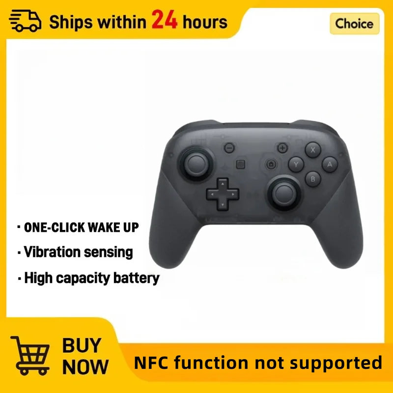 Wireless controller compatible with Switch/Switch Lite, designed as a game console remote gamepad.