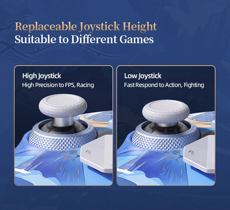 BEITONG Wuthering Waves Gamepads Phrolova/Cartethyia Ver KP40D Elite Controller Hall/Micro Vibration Trigger Force TMR Joystick