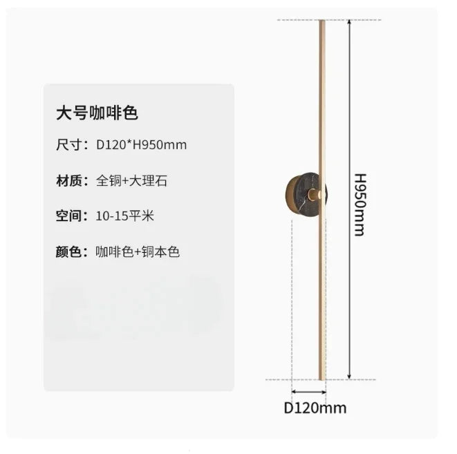 Natural Marble Wall Lamp Minimalist Brass Line Lighting Room Decor For Parlor Dining Room Bedroom Aisle Hotel Gold Dropshipping