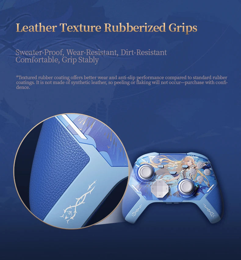 BEITONG Wuthering Waves Gamepads Phrolova/Cartethyia Ver KP40D Elite Controller Hall/Micro Vibration Trigger Force TMR Joystick