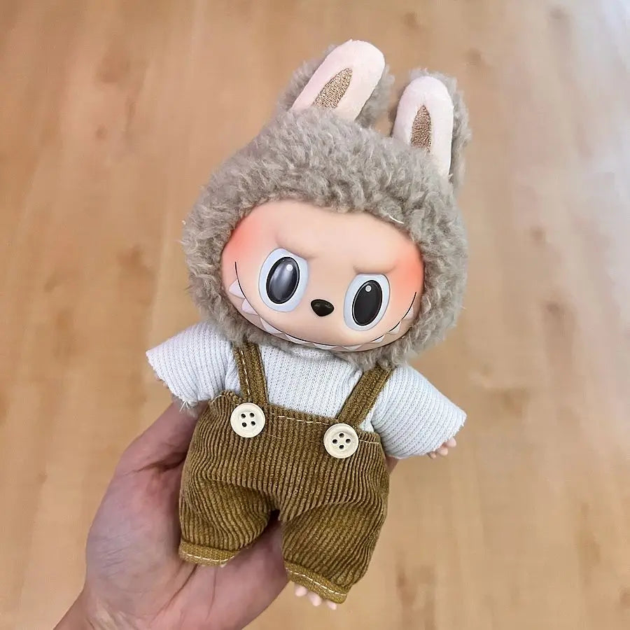 1PC Adorable Labubu Change overalls - Stylish & Comfortable Labubu-Themed Outfit Labubu Ropa Doll Accessories