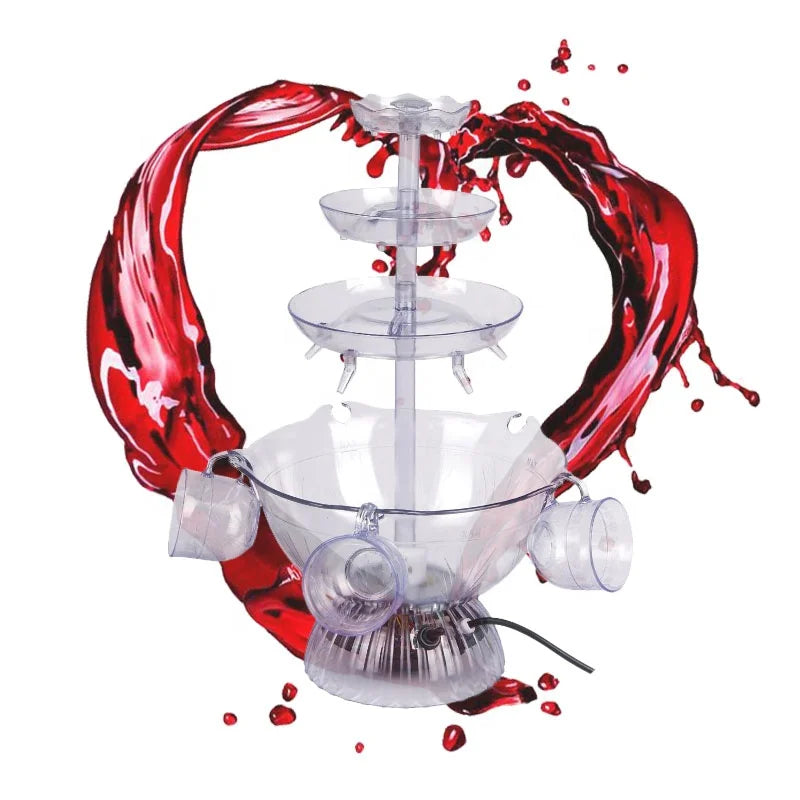 Premium Electric Beverage Fountain Drink Fountain AS Decanter for Parties