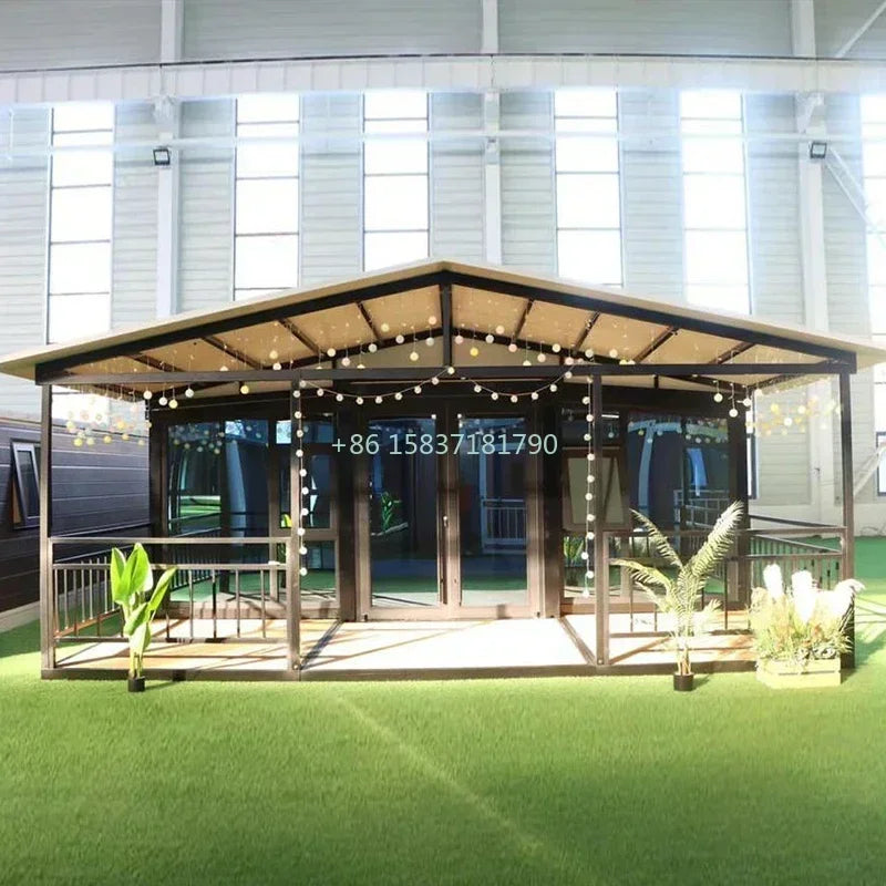 China Prefab Tiny Homes Luxury Mobile Folding House Container Prefabricated Tiny House 3 Bedrooms Expandable Container House