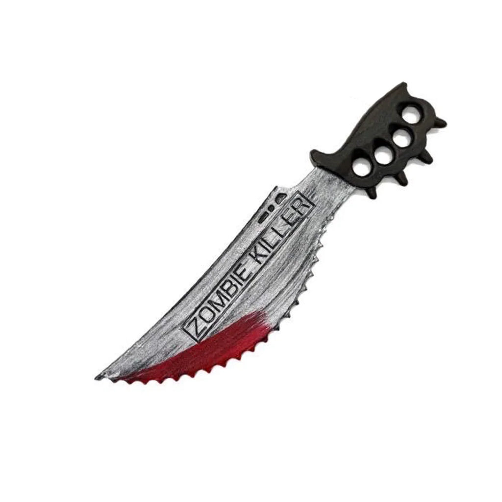 Halloween Party Simulation Plastic Fake Blood Knife Ghost Festival Decoration Toy with Blood Knife Axe Model Holiday Prop
